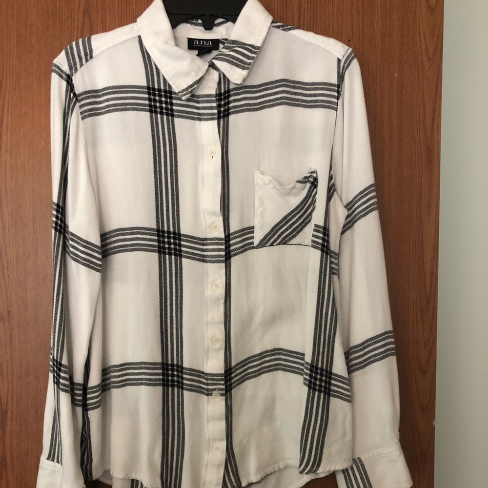 Plaid button down